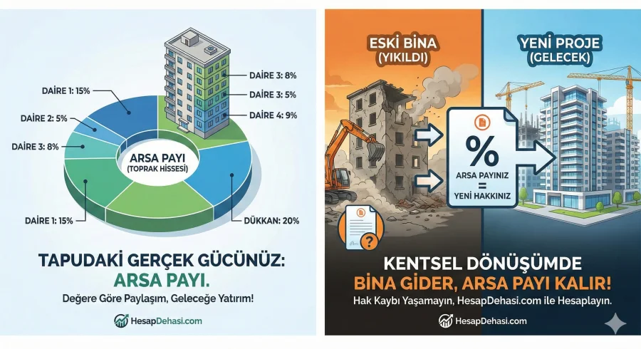 arsa payı önemli mi?